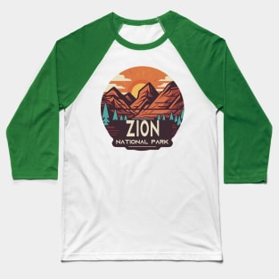 Zion National Park Baseball T-Shirt